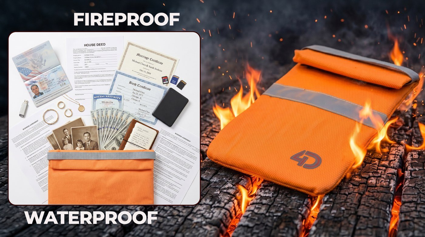 4D FirePack — fireproof and waterproof bag